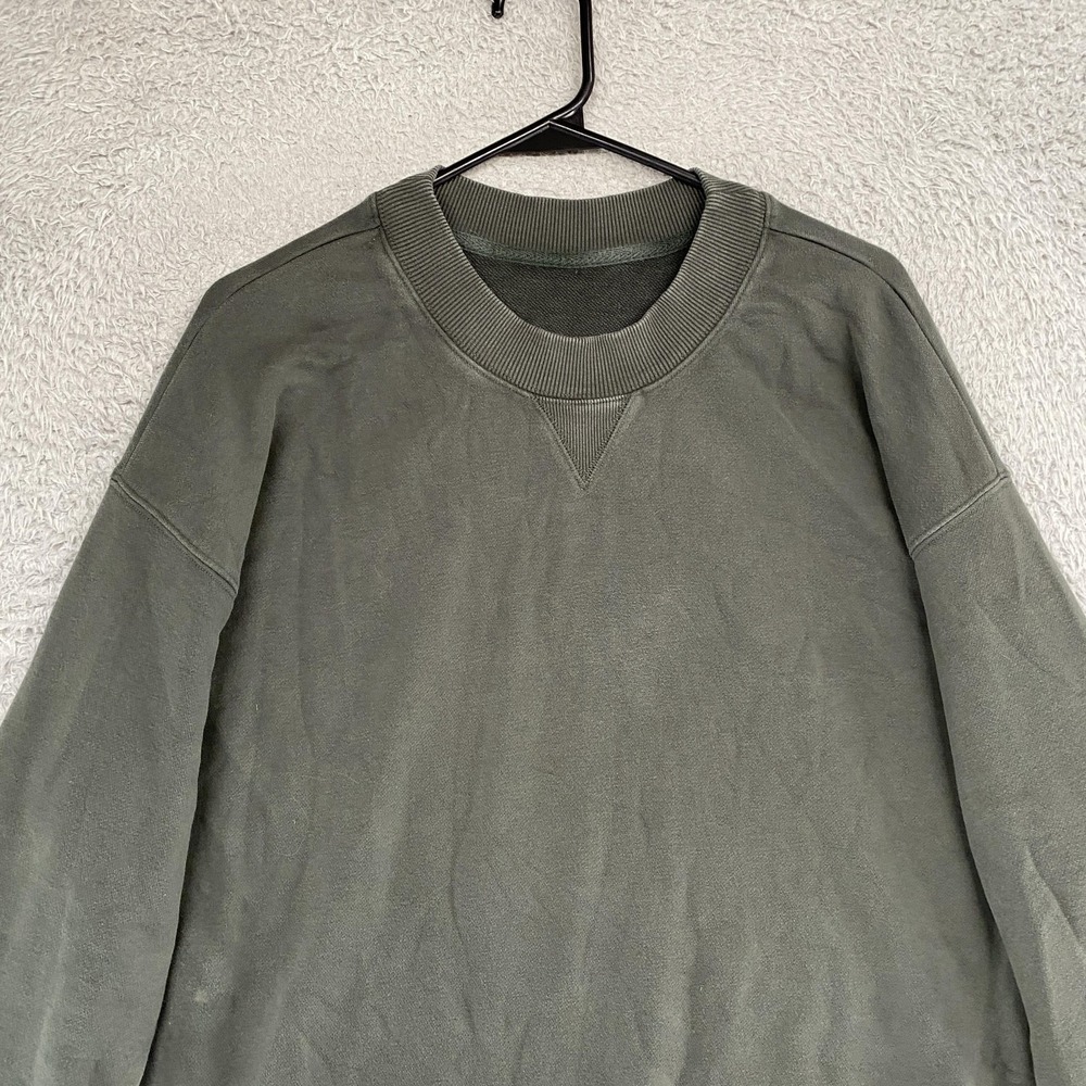 Vuori Sweatshirt Womens‎ Large Green Sedona Crew Terry Crewneck Pullover Sweater - Picture 3 of 14